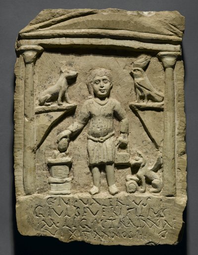 Estela funeraria de C. Julius Valerius de Roman